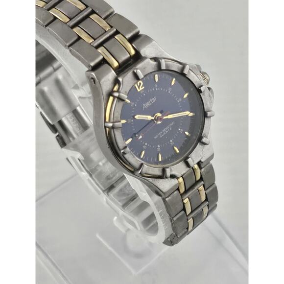 Ladies Amstar Titanium Watch Swiss Parts Two Tone New Battery Runs Great main image 7